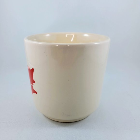 Maple Leaf Ellen Degeneres Love Mug Cup Coffee Tea 16oz Red Cream Valentine’s - Picture 4 of 10